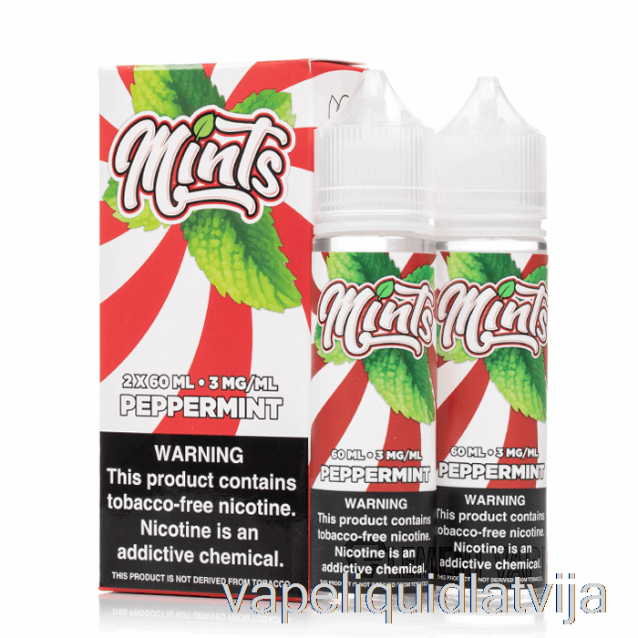 Piparmētra - Mints Vape Co - 120ml 0mg Vape šķidrums